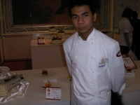 Adi with his desserts